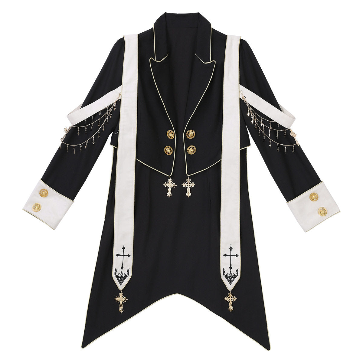 Dark Gothic Prince Cross Outfit YOU0287