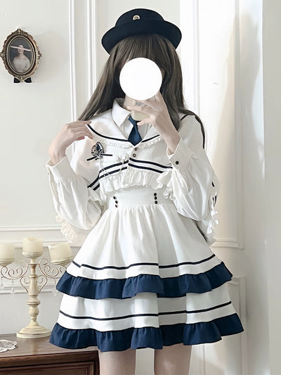 Marine College Style Dress LAL0115