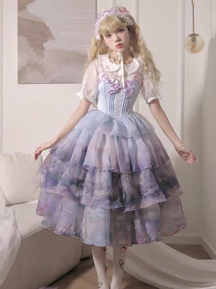 Swan Lake Frills Lolita Dress URT0013