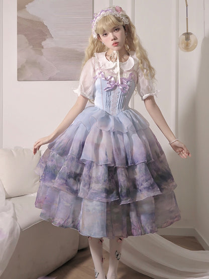 Swan Lake Frills Lolita Dress URT0013