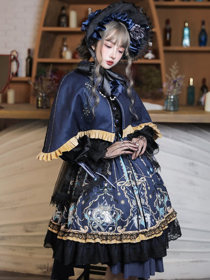 Dark Blue Lolita Dress CHE0003