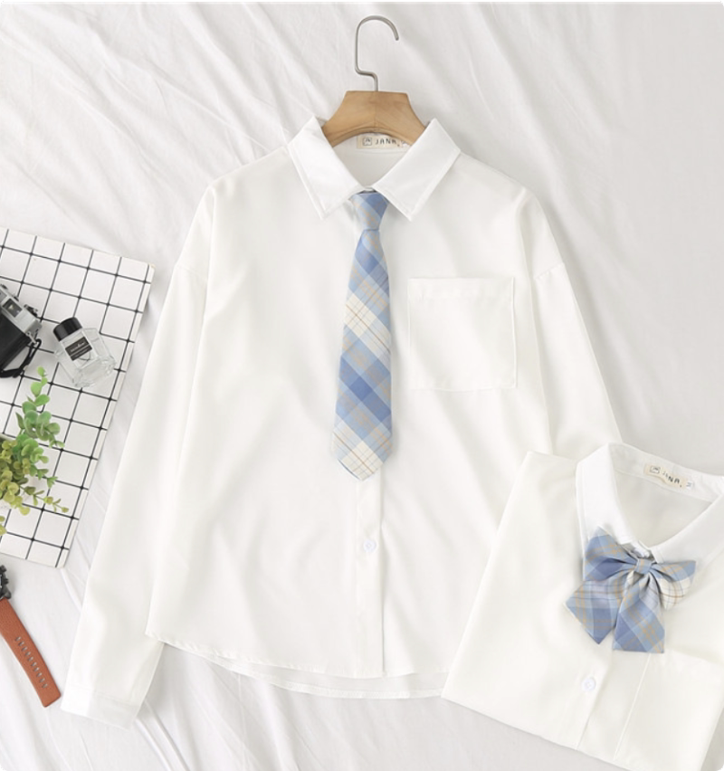 Plaid Pleated Mini Skirt Set TEA0045