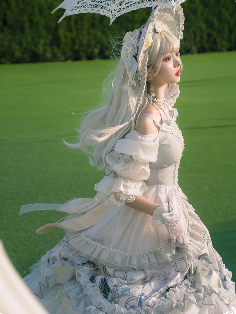 Retro Palace Style Wedding Lolita Dress CHE0004