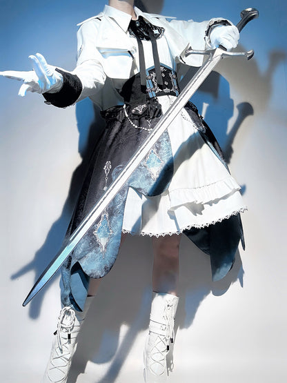 Galaxy Knight Lolita Cape And Dress Set YOU0251