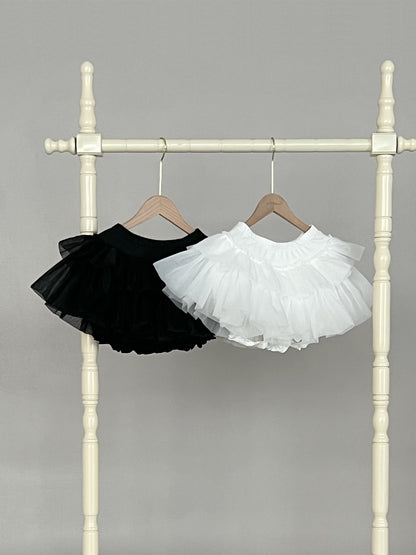 Ruffle Tulle Pumpkin Bloomer Shorts WIT0301