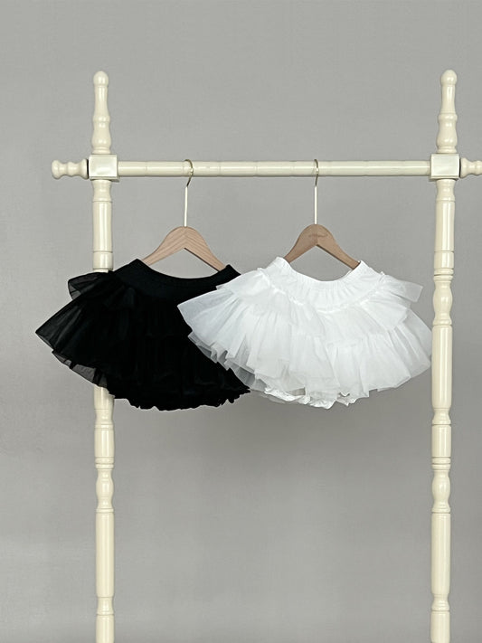 Ruffle Tulle Pumpkin Bloomer Shorts WIT0301