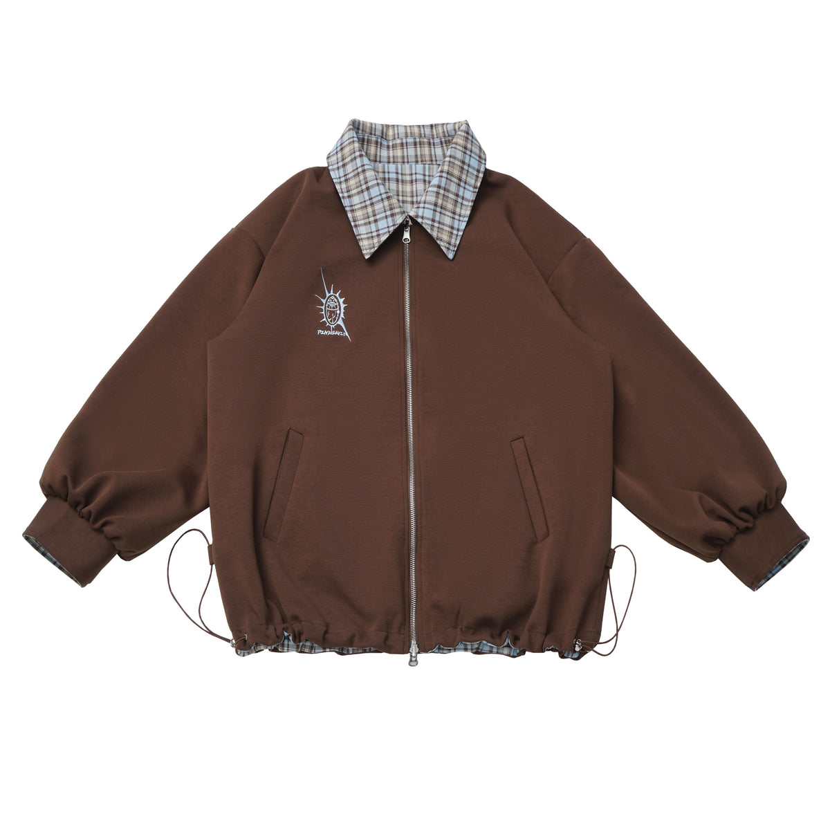 Reversible Plaid Jacket Workwear Set PIN0066