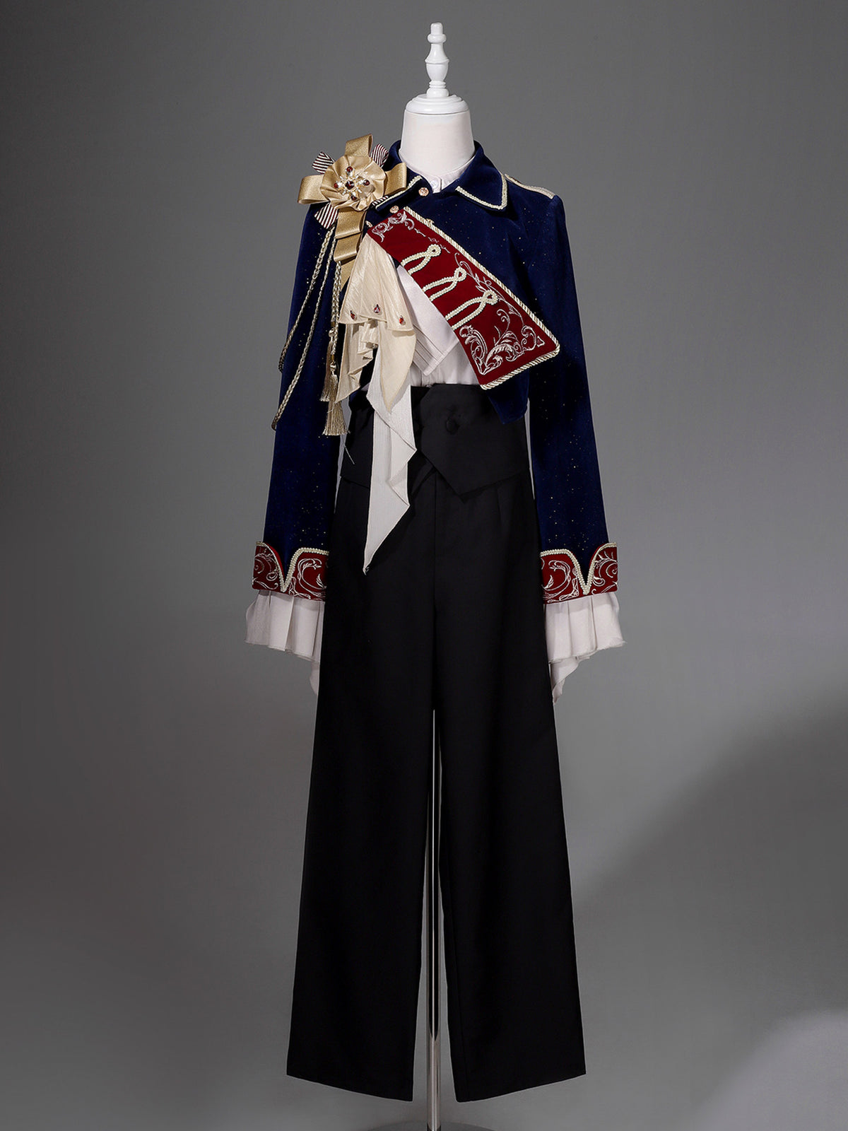 Gold Trim Royal Military Jacket Set YOU0274
