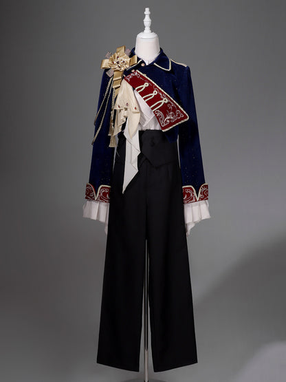 Gold Trim Royal Military Jacket Set YOU0274