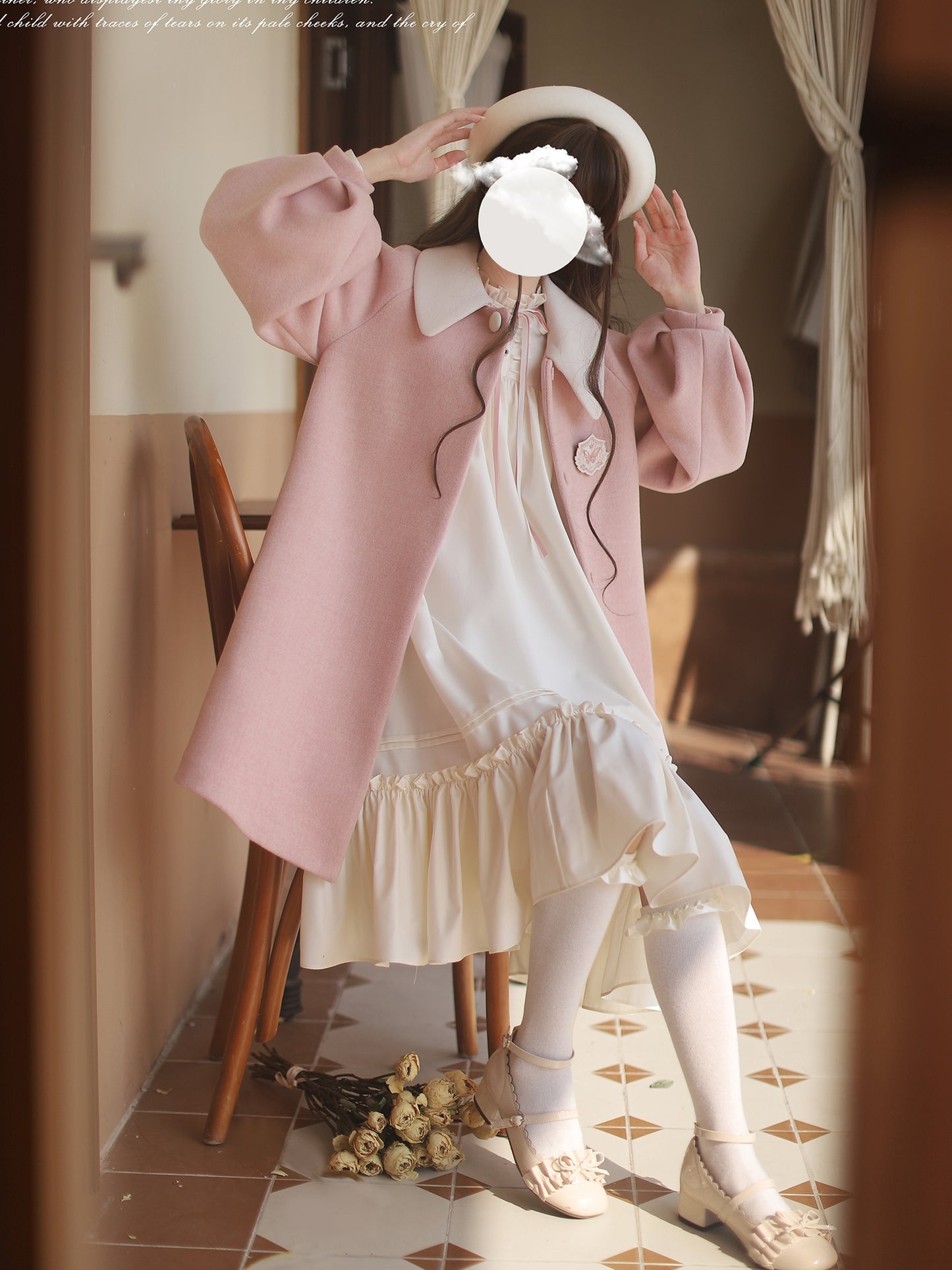 Pink Doll Lolita Dress HUT0021