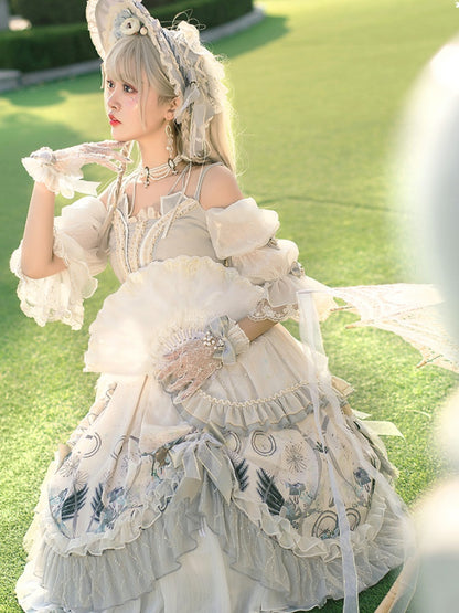 Retro Palace Style Wedding Lolita Dress CHE0004