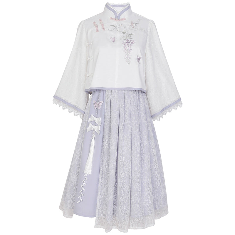 China Style Light purple Dress YOU0089