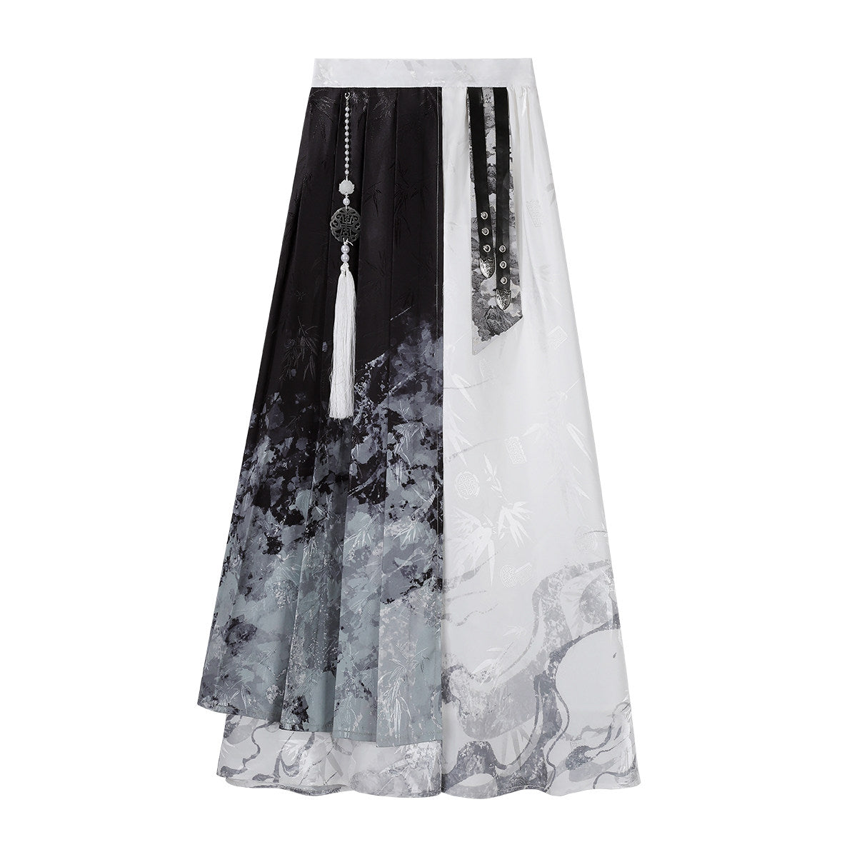 Chinese Style Magpie Feather Frog-Button Dress YOU0229