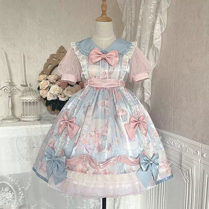 Sakura Candy Short Sleeve Sweet Doll Girl Dress YOU0133