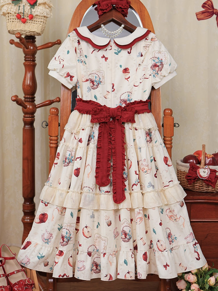 Pastoral Lolita Dress With Collar URT0003