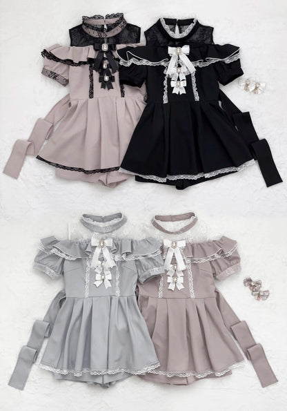 【予約商品】Ground Mine Girl Style 3-Ribbon Dress NEK0001