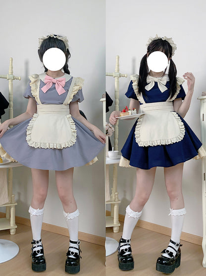 Multicolor Maid Dress WIT0223