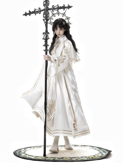 Gothic Holy Goddess Dress With Cape Coat YOU0312