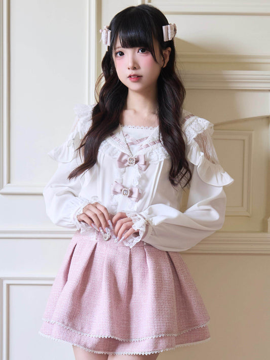 Ruffled Sailor Collar Lolita Blouse NOG0035