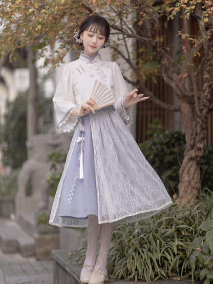 China Style Light purple Dress YOU0089