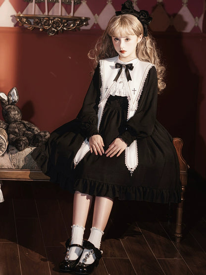 Church Maid Dark Lolita Dress YOU0029