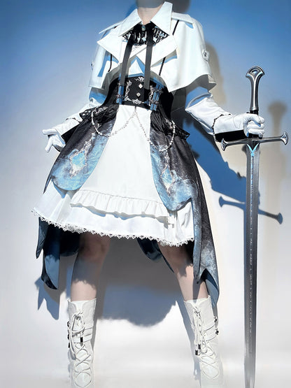 Galaxy Knight Lolita Cape And Dress Set YOU0251