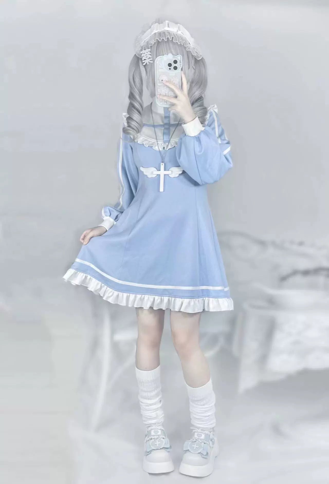 Subculture Style Angel Light Blue Dress UND0031