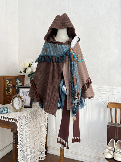 Desert Explorer Hooded Cape Overall Set YOU0275