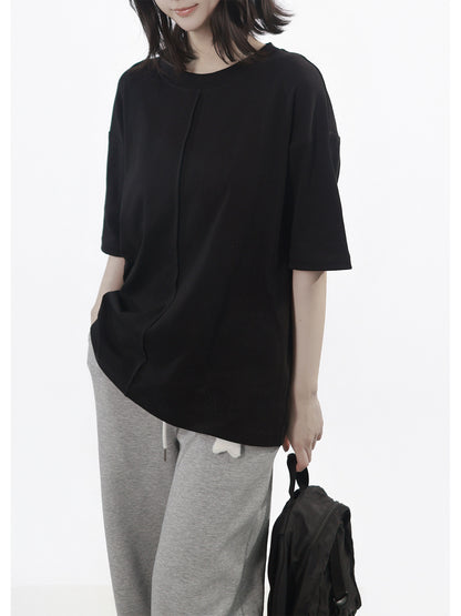 Crew Neck Oversized Basic T-Shirt PIN0045