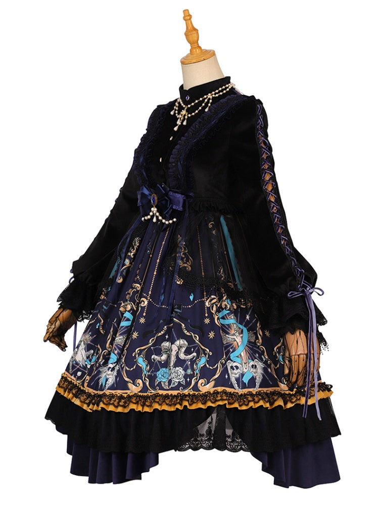 Dark Blue Lolita Dress CHE0003