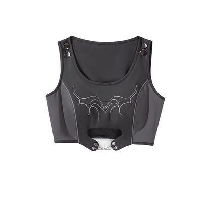 Futuristic Techwear Battle Suit Two-Piece Set YOU0234