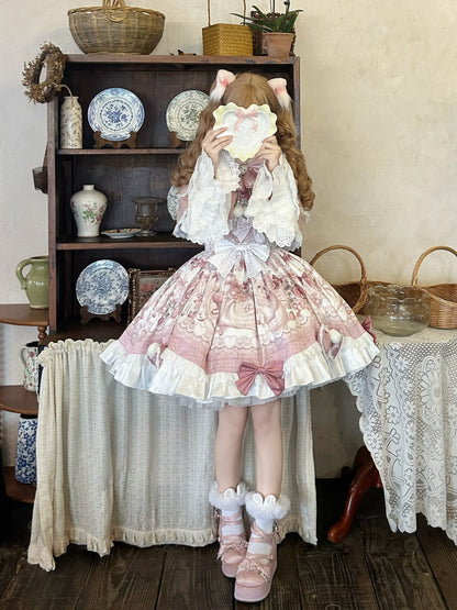 Sweet Christmas Cape And Princess Dress Set YOU0314