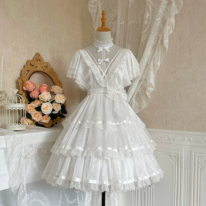 Castle Knight Lolita Dark Gothic Dress YOU0115