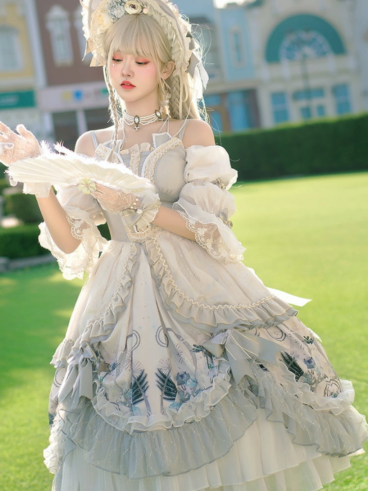 Retro Palace Style Wedding Lolita Dress CHE0004