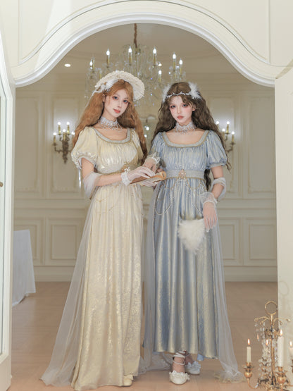 Vintage Beaded French Court Lolita Gown ONE0021