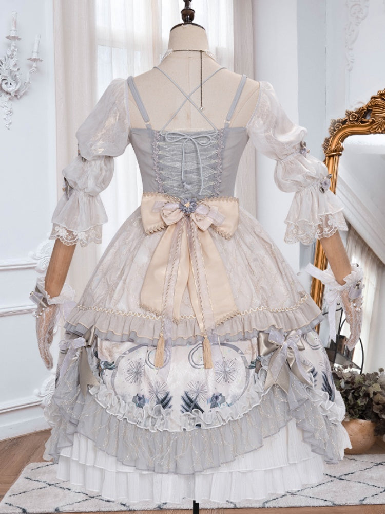 Retro Palace Style Wedding Lolita Dress CHE0004