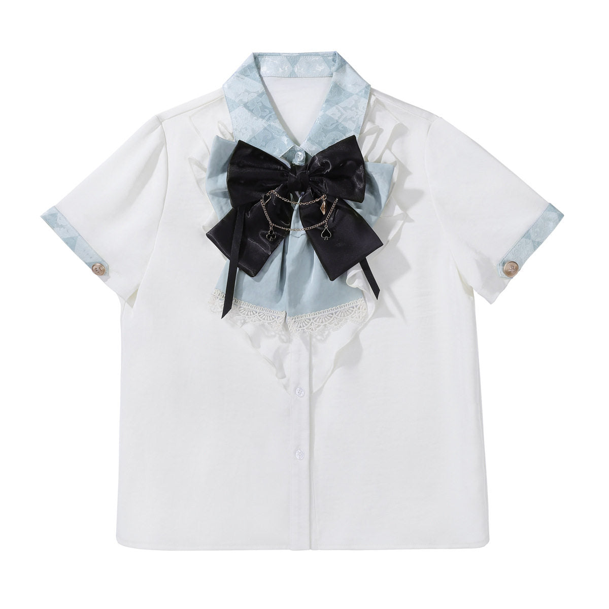 Argyle Print Shirt And Overalls Set YOU0301