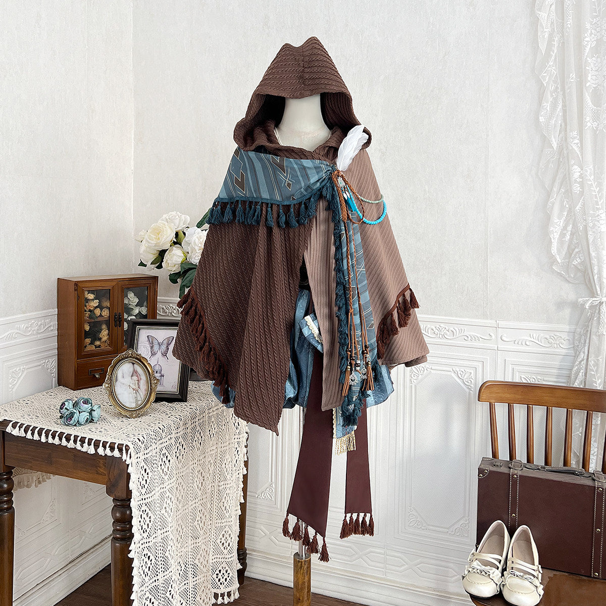 Desert Explorer Hooded Cape Overall Set YOU0275