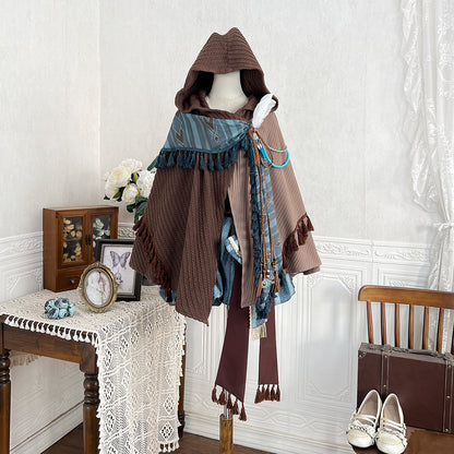 Desert Explorer Hooded Cape Overall Set YOU0275