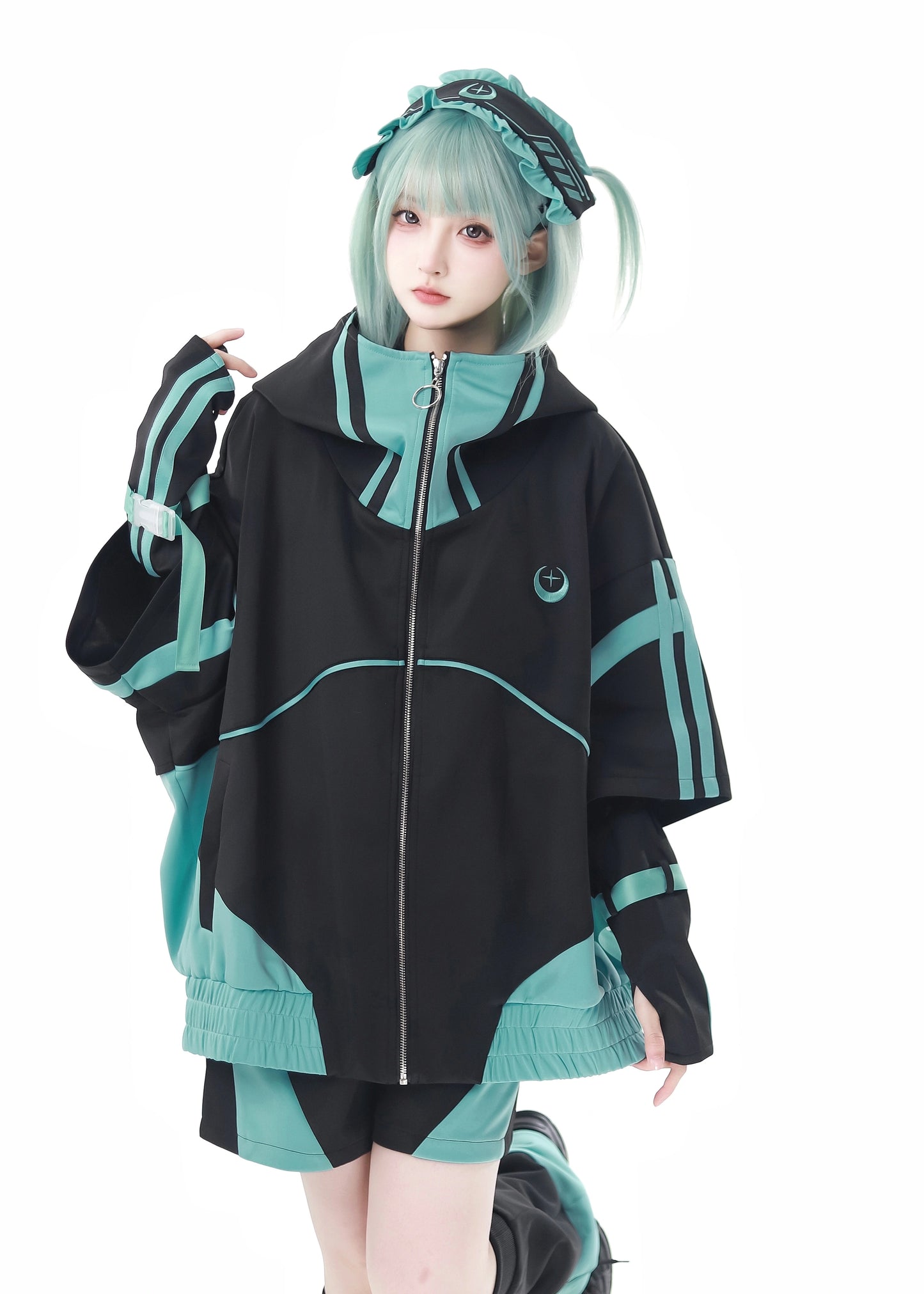 Sporty Subculture Cyber Jersey Two-piece set HOT0007