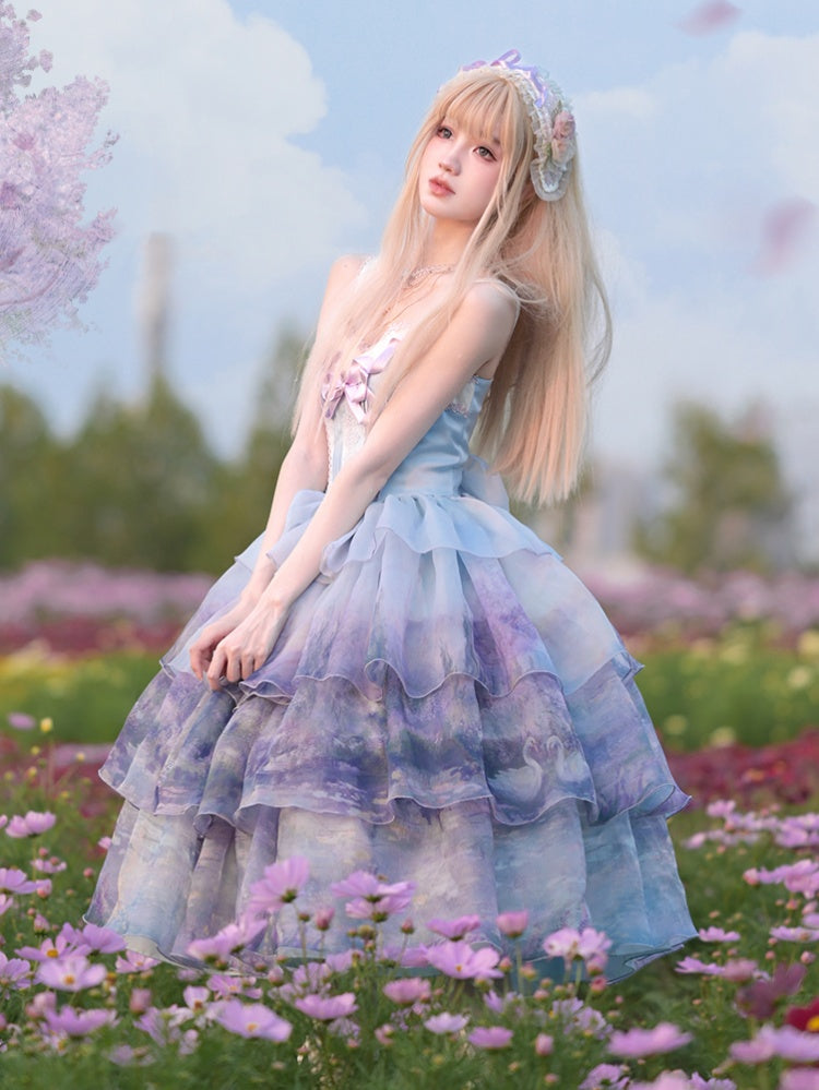 Swan Lake Frills Lolita Dress URT0013