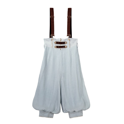 Boy Prince Explorer Shirt Overalls Set YOU0300