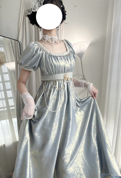 Vintage Beaded French Court Lolita Gown ONE0021