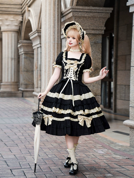 White Ribbon Lolita Dress WIT0024