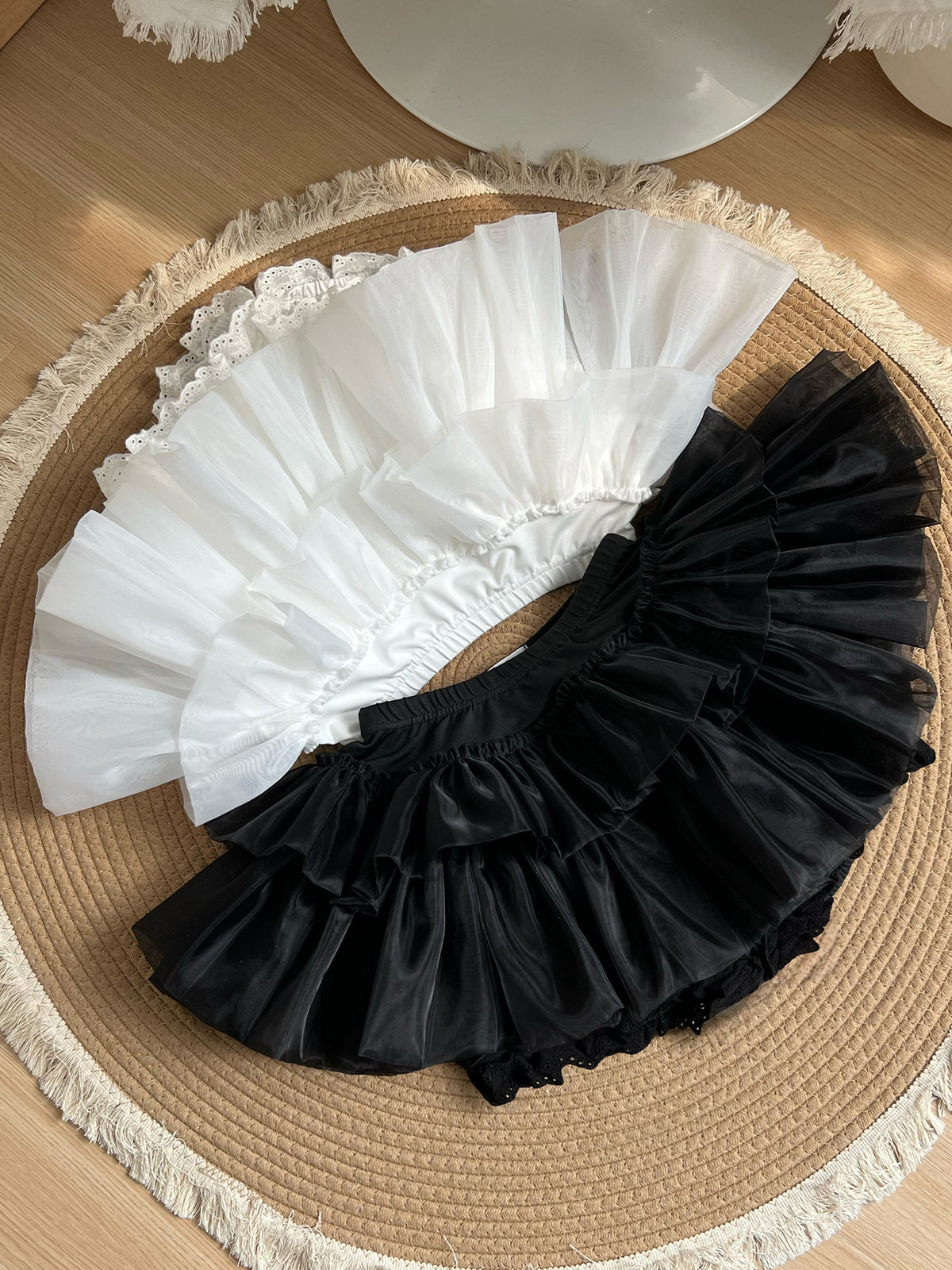 Ruffle Tulle Pumpkin Bloomer Shorts WIT0301