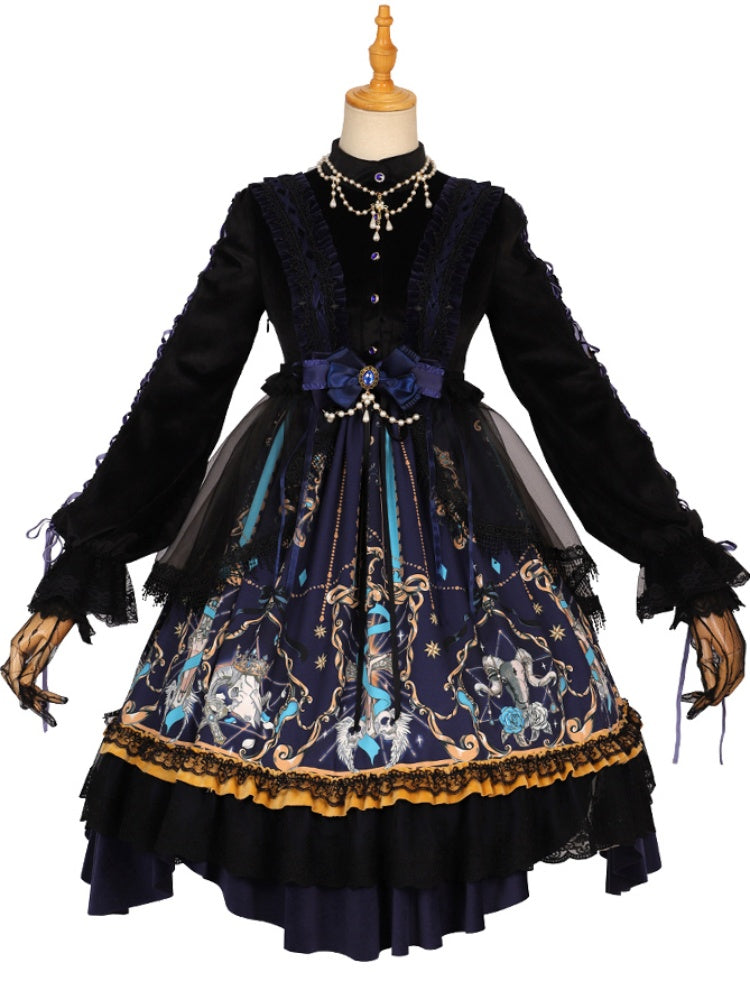 Dark Blue Lolita Dress CHE0003