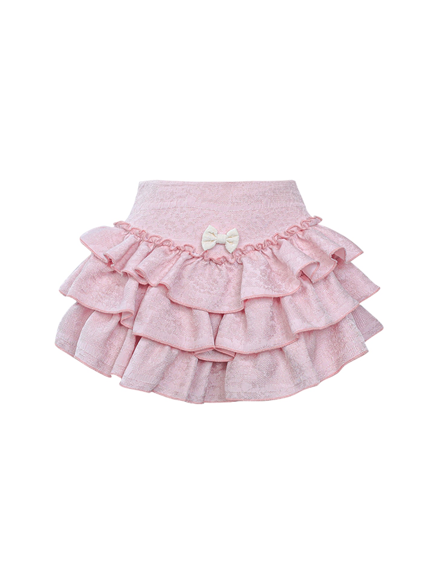 Sweet Baby Bear Print Tops & Tiered Frilled Skirt SER0006