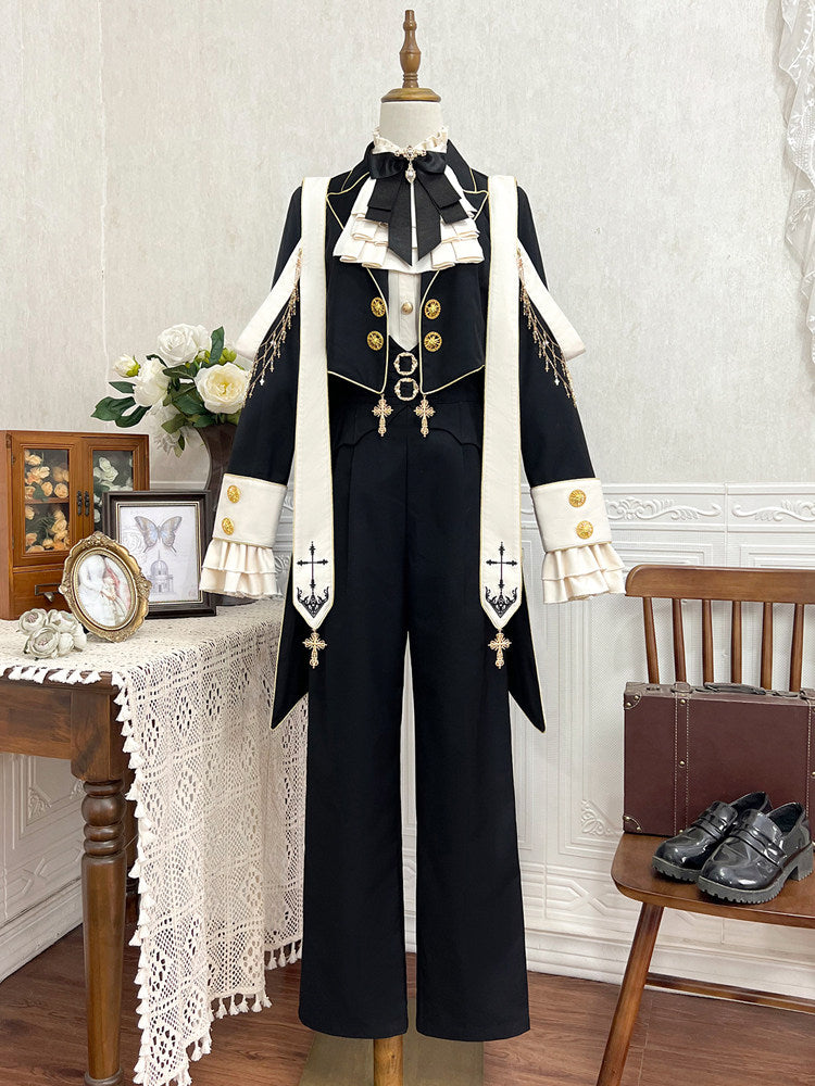 Dark Gothic Prince Cross Outfit YOU0287