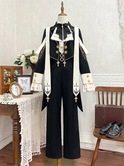 Dark Gothic Prince Cross Outfit YOU0287