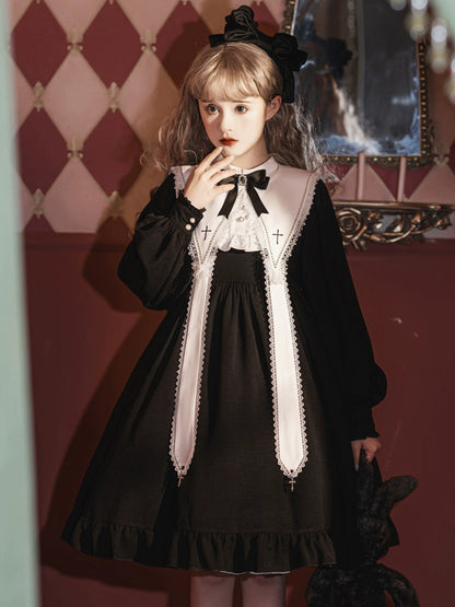 Church Maid Dark Lolita Dress YOU0029